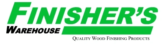 A green and white logo for fisher quality wood products.