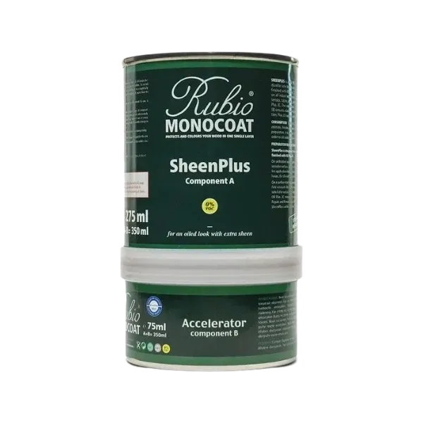 A can of rubio monocoat sheen plus